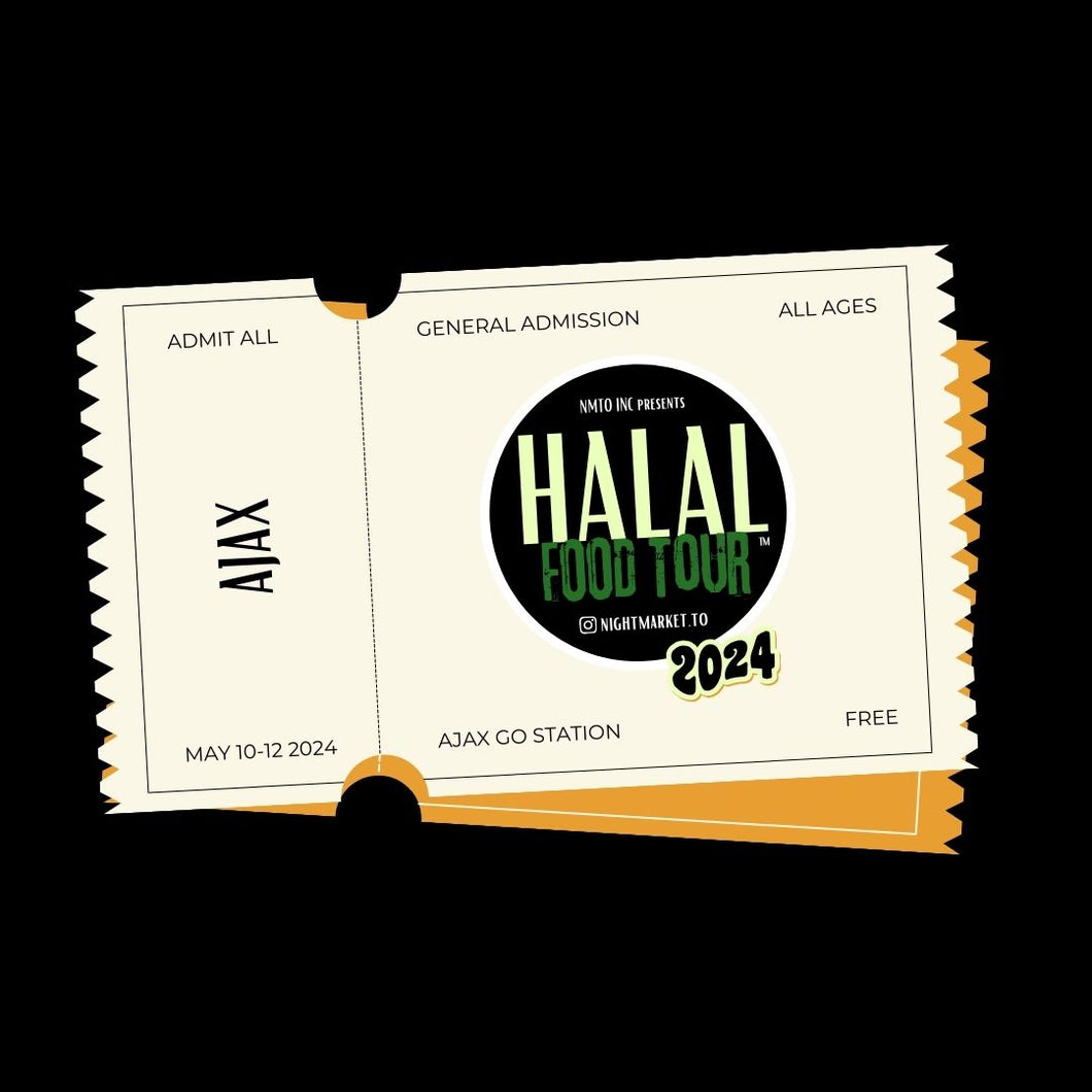 HALAL FOOD TOUR AJAX 2024 · ALL WEEKEND PASS